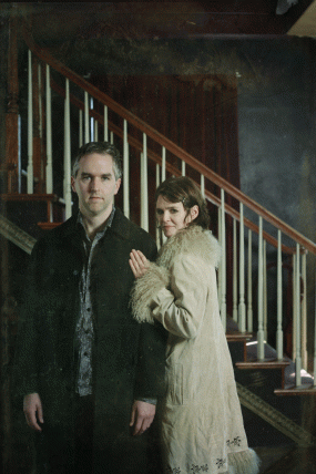 Sam Read and Robin Jones in The Two-Character Play. Photo by Mike Hipple.