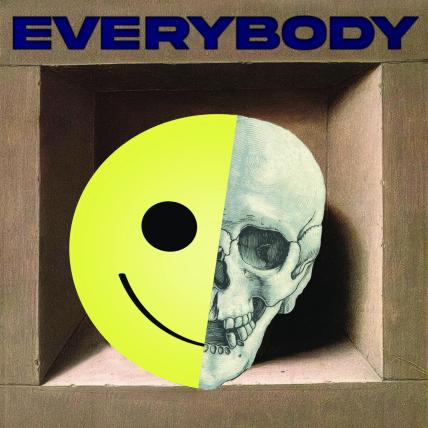 Skull and smiley face memento mori 