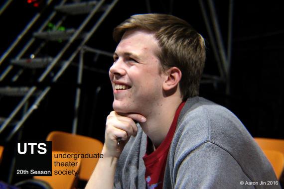 Anders Peterson in rehearsal for DEBATE