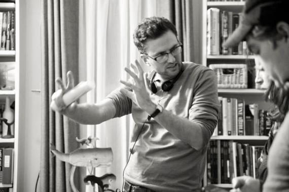 Craig Johnson on the set of “The Skeleton Twins.” Photo by Dikayl Rimmasch.