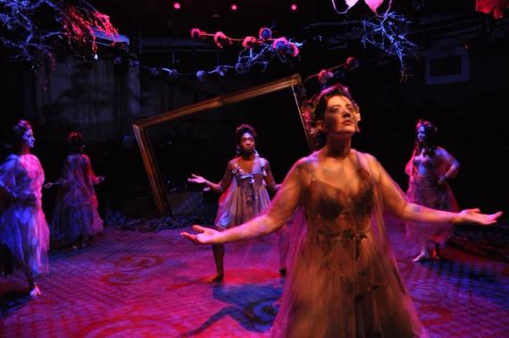 Porscha Shaw and Gabi Boettner in 12 Ophelias a play with broken songs
