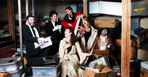 Cast members of ...And Hilarity Ensues... Photo by Mike Hipple.