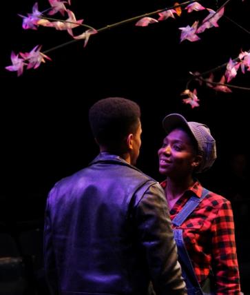 Porscha Shaw and Allen Miller in As You Like It. Photo by Isabel Le. 