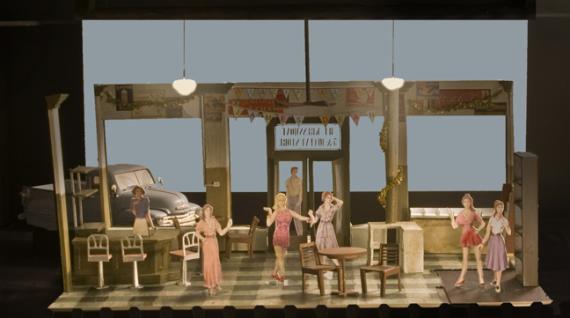 set design for Come Back to the Five and Dime, Jimmy Dean, Jimmy Dean
