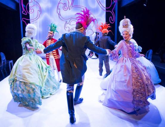 "Marie Antoinette" at Stages Repertory Theatre, directed by Leslie Swackhamer. Photo by Bruce Bennett.