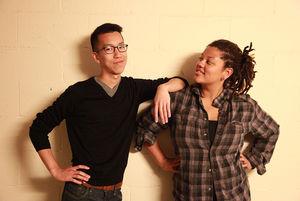 Simon Tran and Theresa Crumpton. Photo by Chawin Lertsachanant.