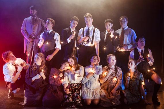 Cast of Spring Awakening. Photo by Eli Gallagher. 