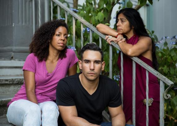 Yesenia Iglesias (PATP 2014) with Jany Bacallao and Rose Cano in Water by the Spoonful at Theatre22.