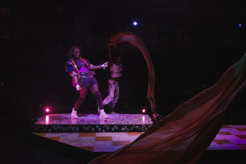 Photo of Ify Onyekonwu at The Nina in School of Drama's production of Airness