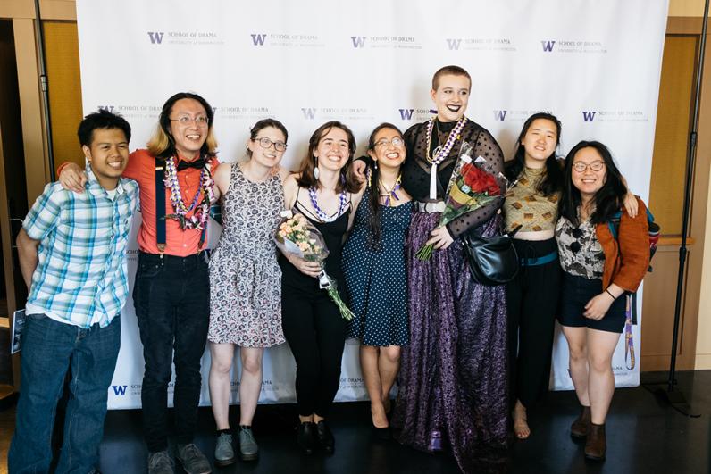 Students at Drama graduation 2019 | Photo by Logan Guerrero