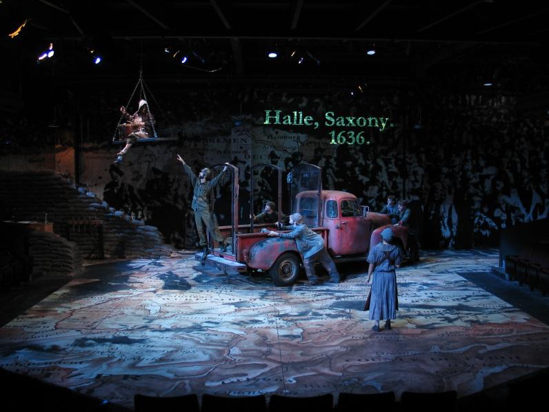 Production photo from "Mother Courage and Her Children."