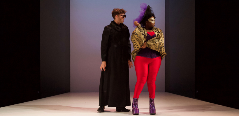 Taylor Jones and Allyson Lee Brown in Angels in America Part II: Perestroika