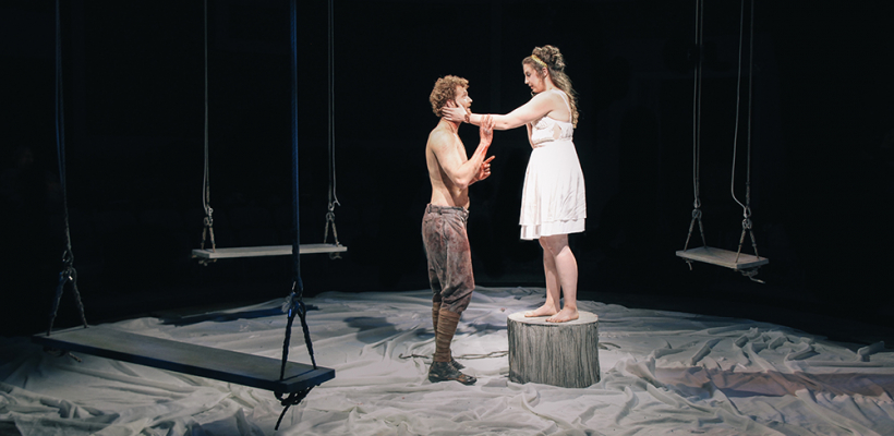 Skye Edwards and Tamsen Glaser in Iphigenia and Other Daughters