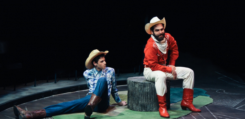 Phillip Ray Guevara and Michael Monicatti in As You Like It