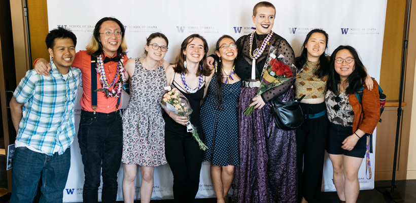 Students at Drama graduation 2019 | Photo by Logan Guerrero