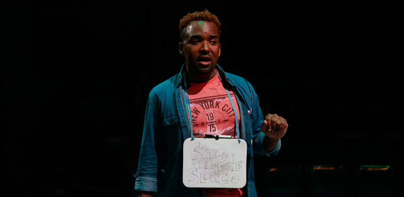 André Brown as Kelly in The Walk Across America for Mother Earth / Photo by Mike Hipple
