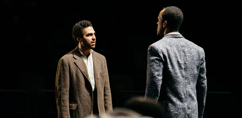 Phillip Ray Guevara as Leduc and Semaj Miller as Monceau in Incident at Vichy / Photo by Logan Guerrero