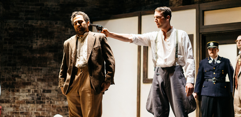 Phillip Ray Guevara as Leduc and Dylan Smith as Major in Incident at Vichy / Photo by Logan Guerrero