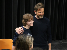 Joel McHale Visits the School of Drama
