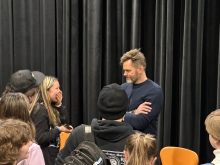 Joel McHale Visits the School of Drama