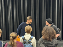 Joel McHale Visits the School of Drama