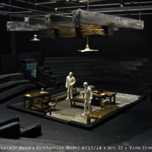Production model: The Invisible Hand. Scenic design by Matthew Smucker, assisted by Julia Welch.