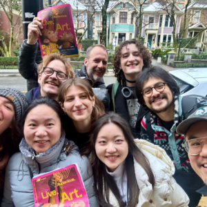 A group of people posing for a photo