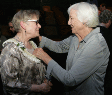 Sarah Nash Gates and advisory board member Nadine Murray