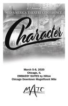 The front page program of the Mid-American Theatre Conference 2020