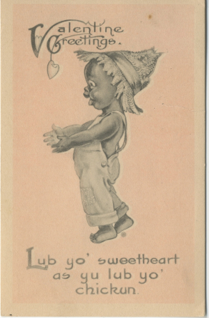 Image of an early twentieth-century Valentine (from the collection of Harvey Young, used with permission)