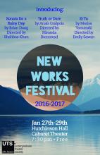 New Works Festival poster