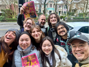 A group of people posing for a photo