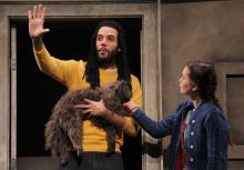 Rudy Roushdi (PATP '16) in "Brooklyn Bridge" at Seattle Children's Theatre this past winter.