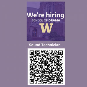 We are Hiring a Sound Technician