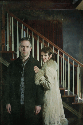 Sam Read and Robin Jones in The Two-Character Play. Photo by Mike Hipple.