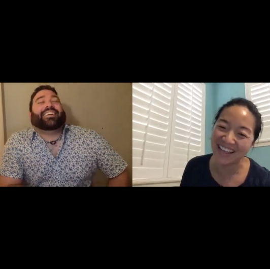 Andrew Coopman and Desdemona Chiang