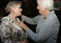 Sarah Nash Gates and advisory board member Nadine Murray