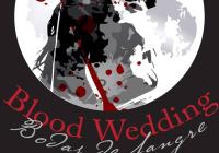 Poster for "Blood Wedding." Directed by Tina Polzin (MFA '15).