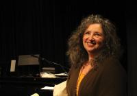 Ki Gottberg, directing her play ‘The Last Salmon’ at The Merc Playhouse. Photo by Claire Waichler.
