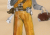 costume sketch for The Real Inspector Hound