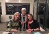 Judith Shahn (right) with Kristin Lanklater at the new Kristin Linklater Voice Centre on Orkney Island.
