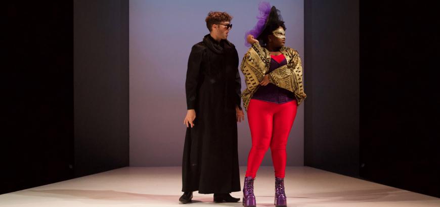Taylor Jones and Allyson Lee Brown in Angels in America Part II: Perestroika