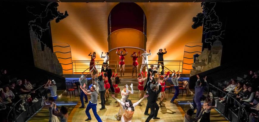Anything Goes | 2018 | Scenic Design by Alex Winterle | Photo by Alan Alabastro