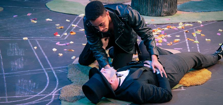 Allen Miller III and Andrew Forrest in As You Like It
