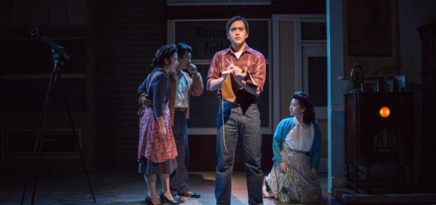 The Journal of Ben Uchida at Seattle Children's Theatre / Lighting Design by Matt Webb / Photo by Elise Bakketun