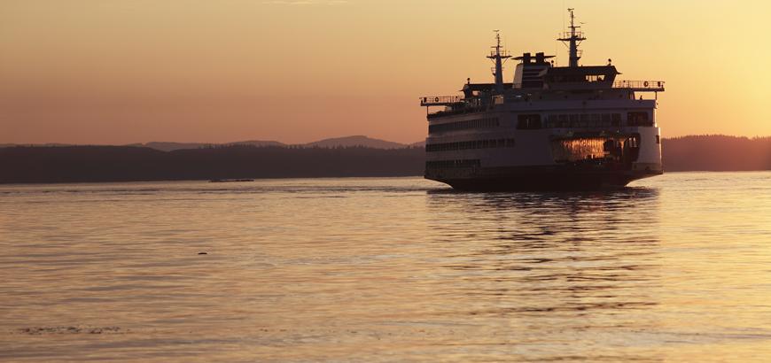 Ferry on Puget Sound
