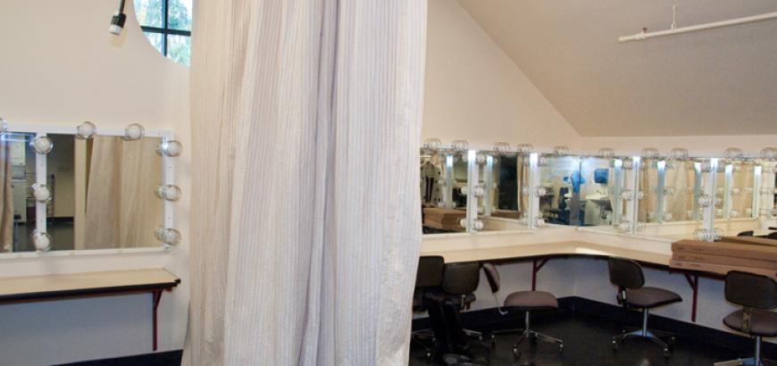 Dressing room of the Jones Playhouse