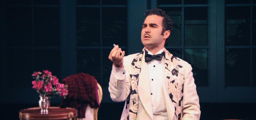 Phillip Ray Guevara as Maximillian Von Oster in By the Way, Meet Vera Stark / Photo by Isabel Le