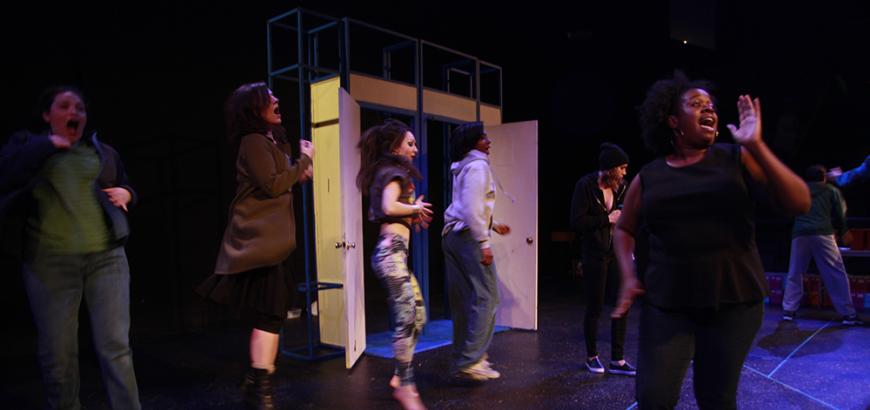 Skies Over Seattle / Set Design by Alex Winterle and Isabel Le / Photo by Mike Hipple