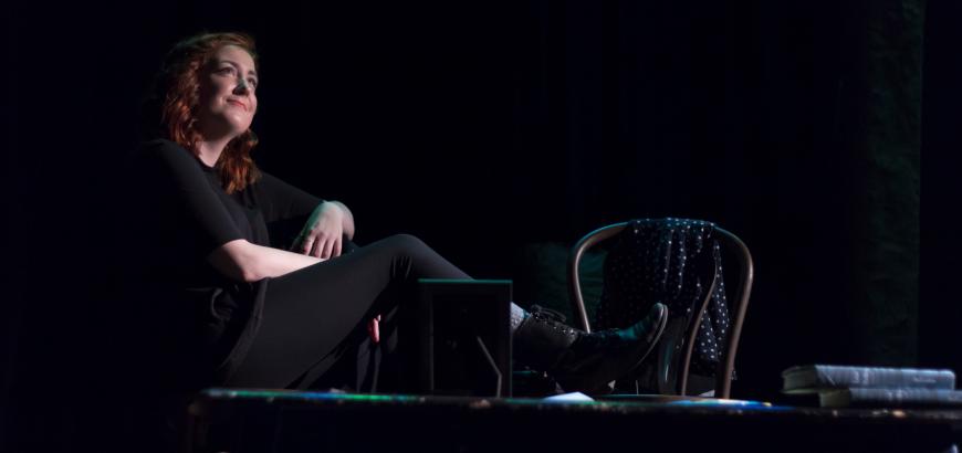 Emma Halliday in Bold Print Theater Company's "The Last Five Years"